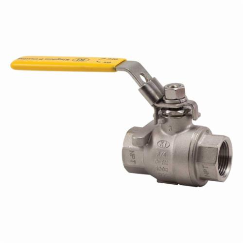 Merit Brass KV210FP-24 K Series 2-Piece Ball Valve With Handle 1-1/2 in Nominal FNPT