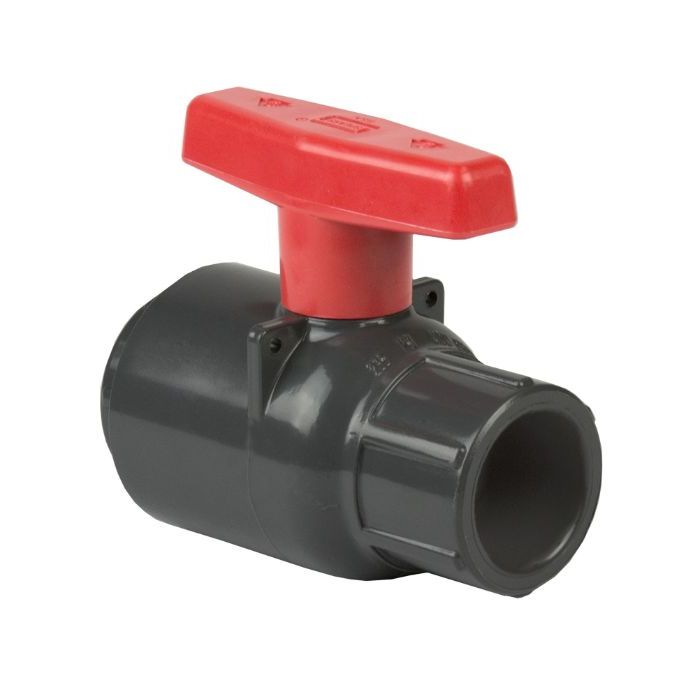 Spears 2122-015 1-1/2 PVC Compact Ball Valve SOC EPDM