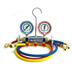 Yellow Jacket 44220 Series 41 Manifolds with 2-1/2 Gauges