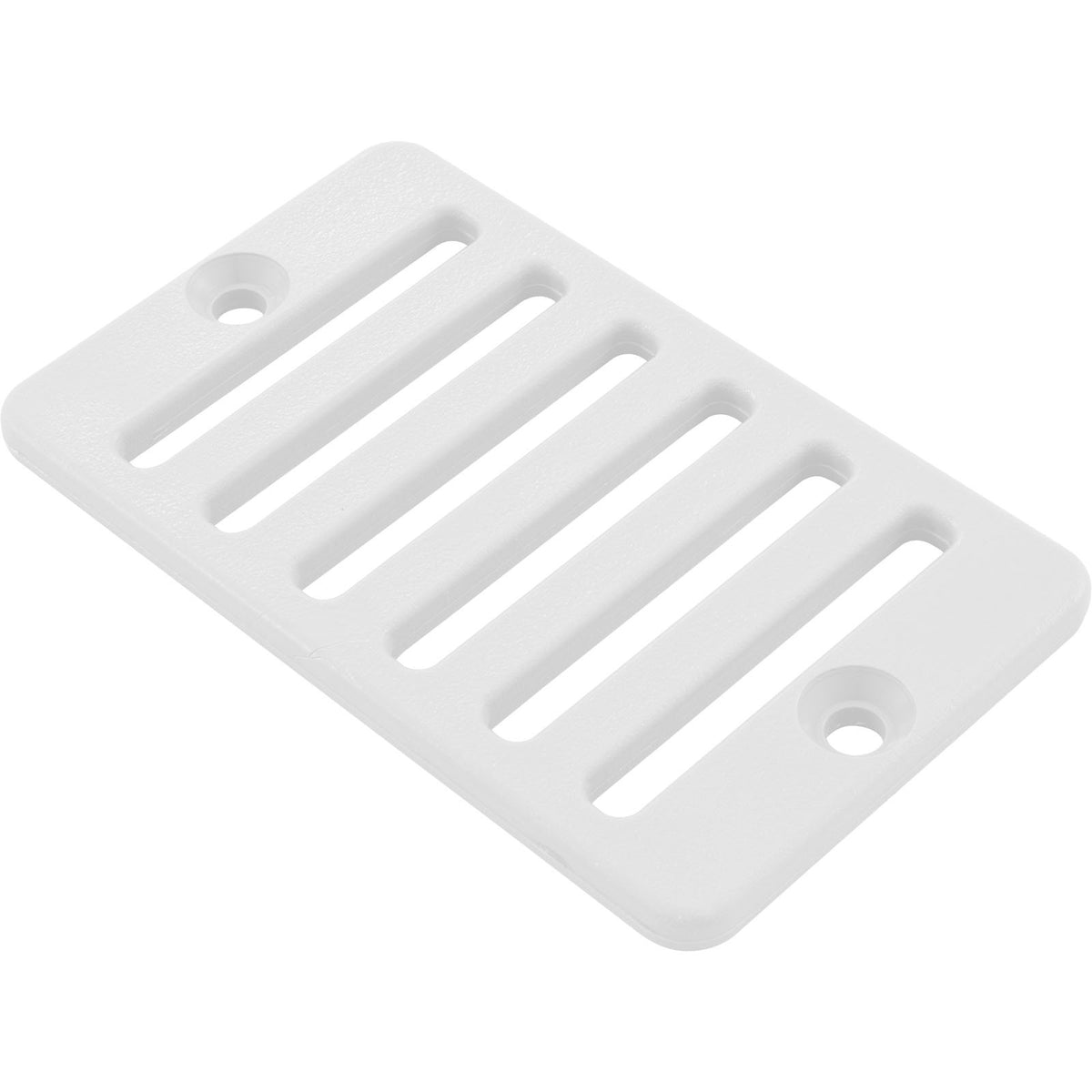 Waterway Plastics 642-2800 2X 4 Deck/Gutter Drain Grate-Wht.