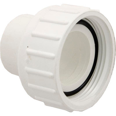 Waterway Plastics 400-4240 Pump Union 1-1/2 Female Buttress Thread x 1-1/2 Spigot