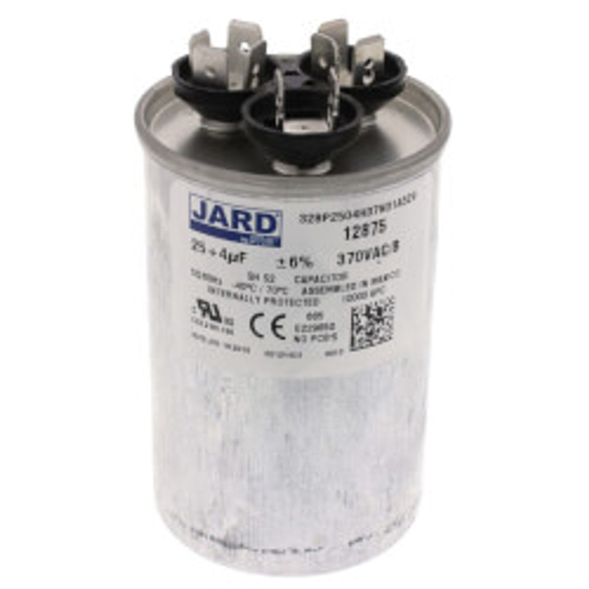 MARS 12875 Rnd Run Capacitor 25/4Mfd 370V