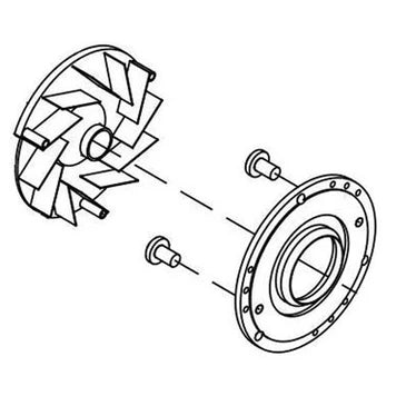 Burnham 104620-04 Blower Inlet Repair Kit for ALP285, ALP399