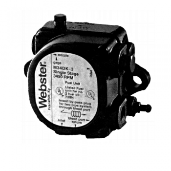 Webster M17DL-6 Fuel Unit Single Stage