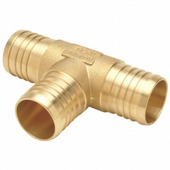 Zurn QQT554GX XL Brass Tee - 1 Barb x 1 Barb x 3/4 Barb