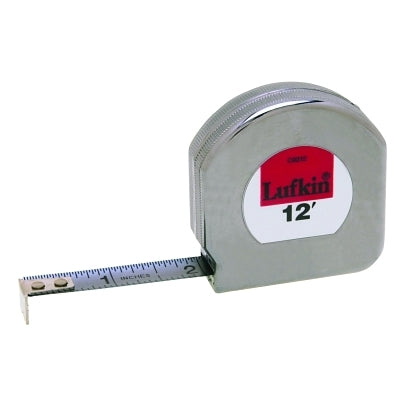 Crescent Lufkin C9212 Mezurall Pocket Measuring Tapes 1/2 Inch x 12 Feet 1/16 Inch; 1/8 Inch Grad