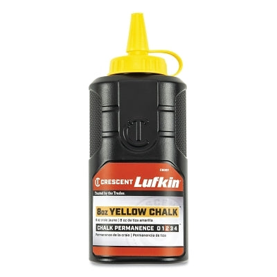 Crescent Lufkin CB08Y Chalk Refill 8 oz Bottle Yellow