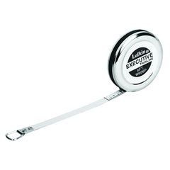 Crescent Lufkin W606P Executive Diameter Pocket Measuring Tape 1/4 in x 6 ft A18 Blade Yellow Chrome