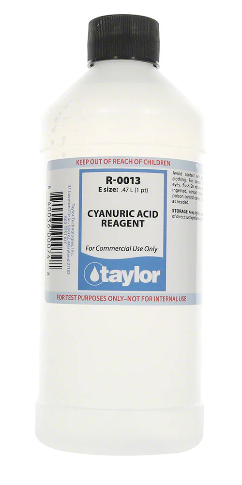 TAYLOR TECHNOLOGIES TAYLOR R-0013-E CYANURIC ACID 16 OZ