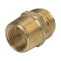 BrassCraft HU22-12-12 Brass Male Garden Hose Adapter 3/4 Male Hose Thread x 3/4 MIP