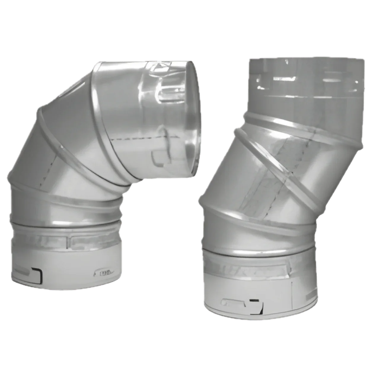 METAL-FAB Metal-Fab 5M90 90 Degree Adjustable Double Wall Elbow, 5 in