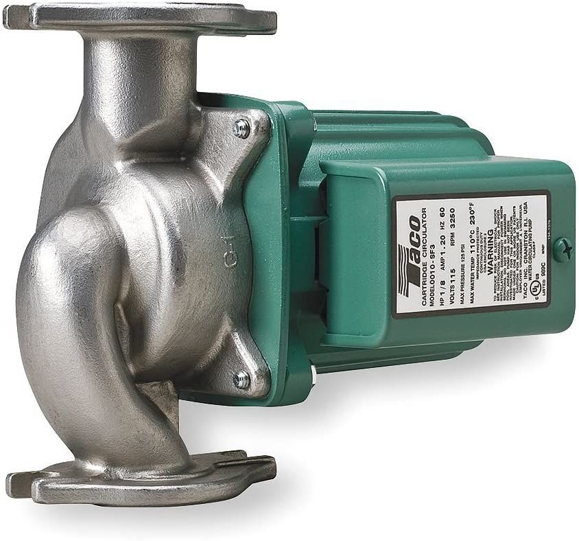 Taco 0013-SF3 Circulator Pump 1/6HP 115V SS