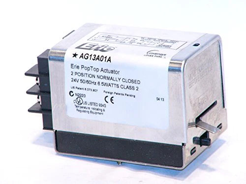 SCHNEIDER ELECTRIC Schneider Electric AG13A01A Tac Erie Spring Return Two-Position General Close-Off Actuator with End Switch, Normally Closed