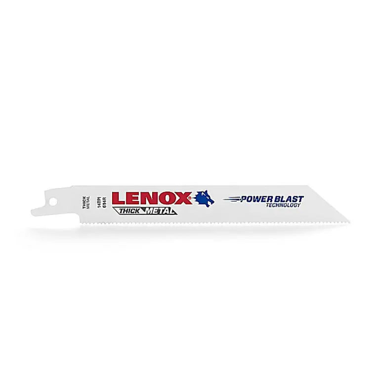 LENOX 06" WOOD BI-METAL RECIPROCATING SAW BLADE 20572656R 5/PK