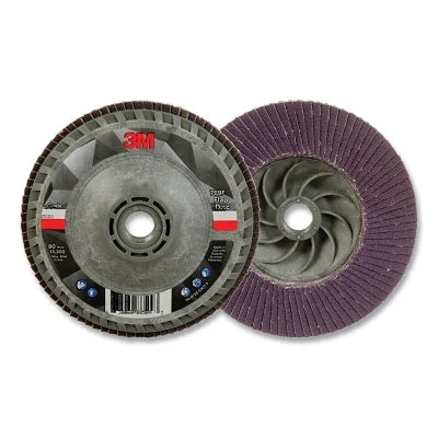 3M 7100243875 Flap Disc 4.5 inches 120+ Grit 5/8 inches-11 arbor