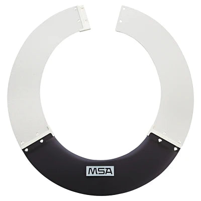 MSA MSA 802975 V-Gard Full Brim Hard Hat with Fas-Trac III Suspension Standard Size