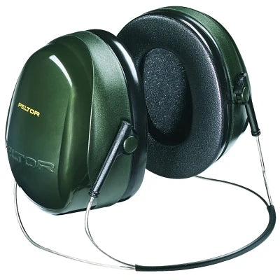 3M 7000002329 Peltor Optime 101 Black Behind-The-Head Earmuffs