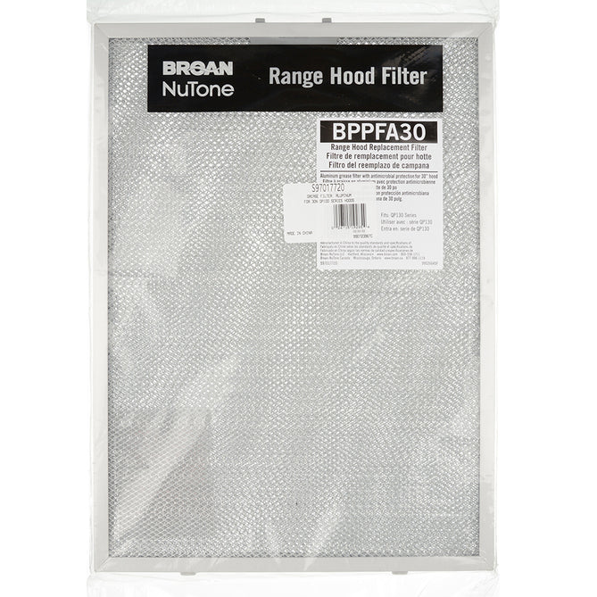 BROAN-NUTONE S97017720 AIR CLEANER REPLACEMENT PARTS