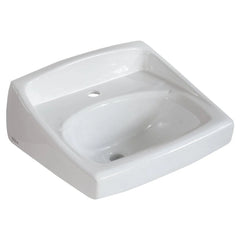 American Standard 0356421.020 Lucerne Wall-Mount Bathroom Sink with Center Faucet Hole