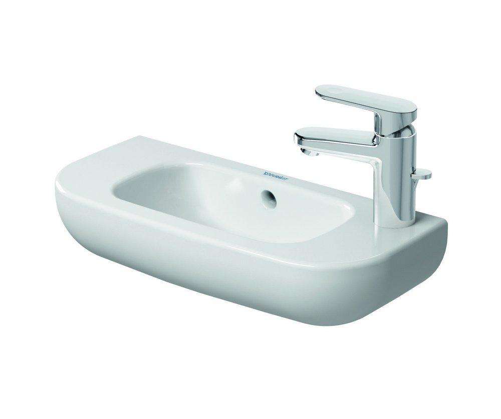 Duravit 07065000082 D-Code 19-3/4 x 8-3/4 in. Rectangular Wall Mount Bathroom Sink in White