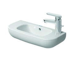 Duravit 07065000082 D-Code 19-3/4 x 8-3/4 in. Rectangular Wall Mount Bathroom Sink in White