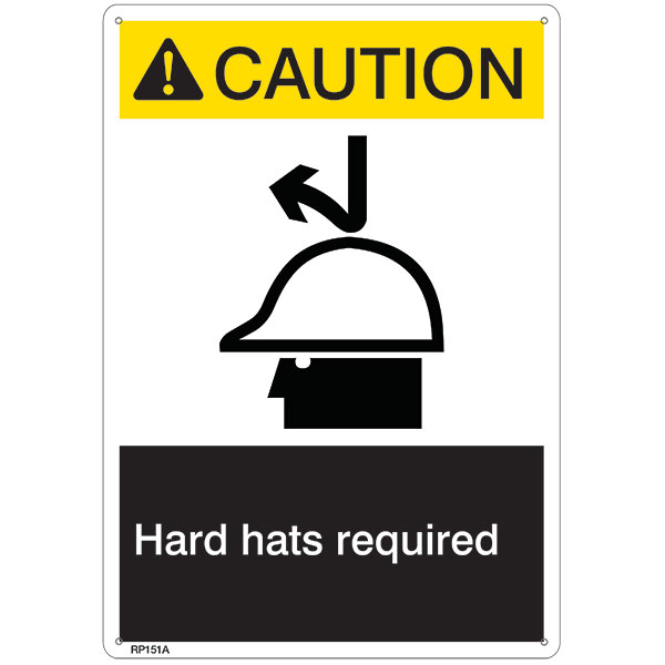 SAFETY RP151A SIGNS AND SIGN HOLDERS