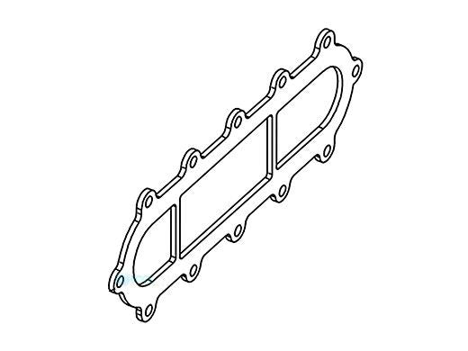 Lochinvar 100290348 NON ASME Gasket Header