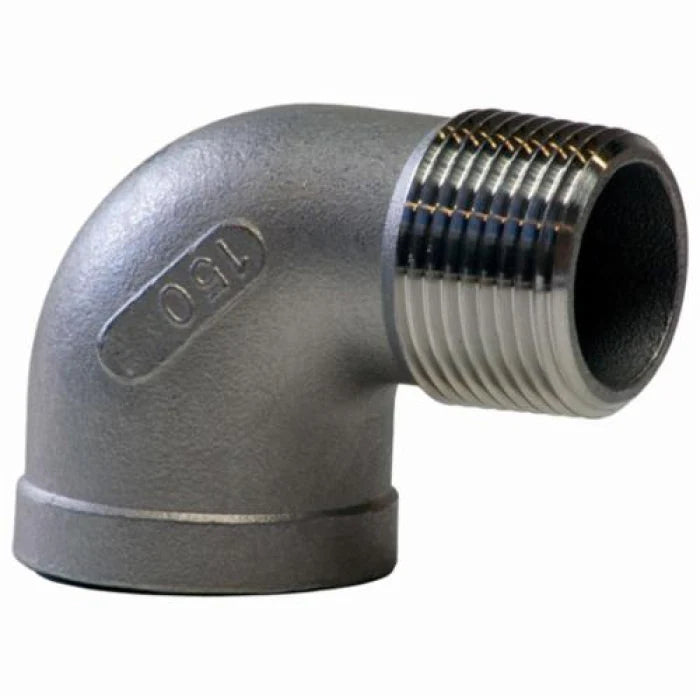 MERIT BRASS Merit Brass K603-20 Banded Street Elbow, 1-1/4 in Nominal, MNPT x FNPT End Style, 150 lb