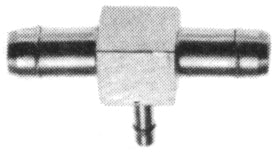 Johnson Controls F70086 Tee Coupling Barb x Barb x Barb 5/32 x 5/32 x 5/32