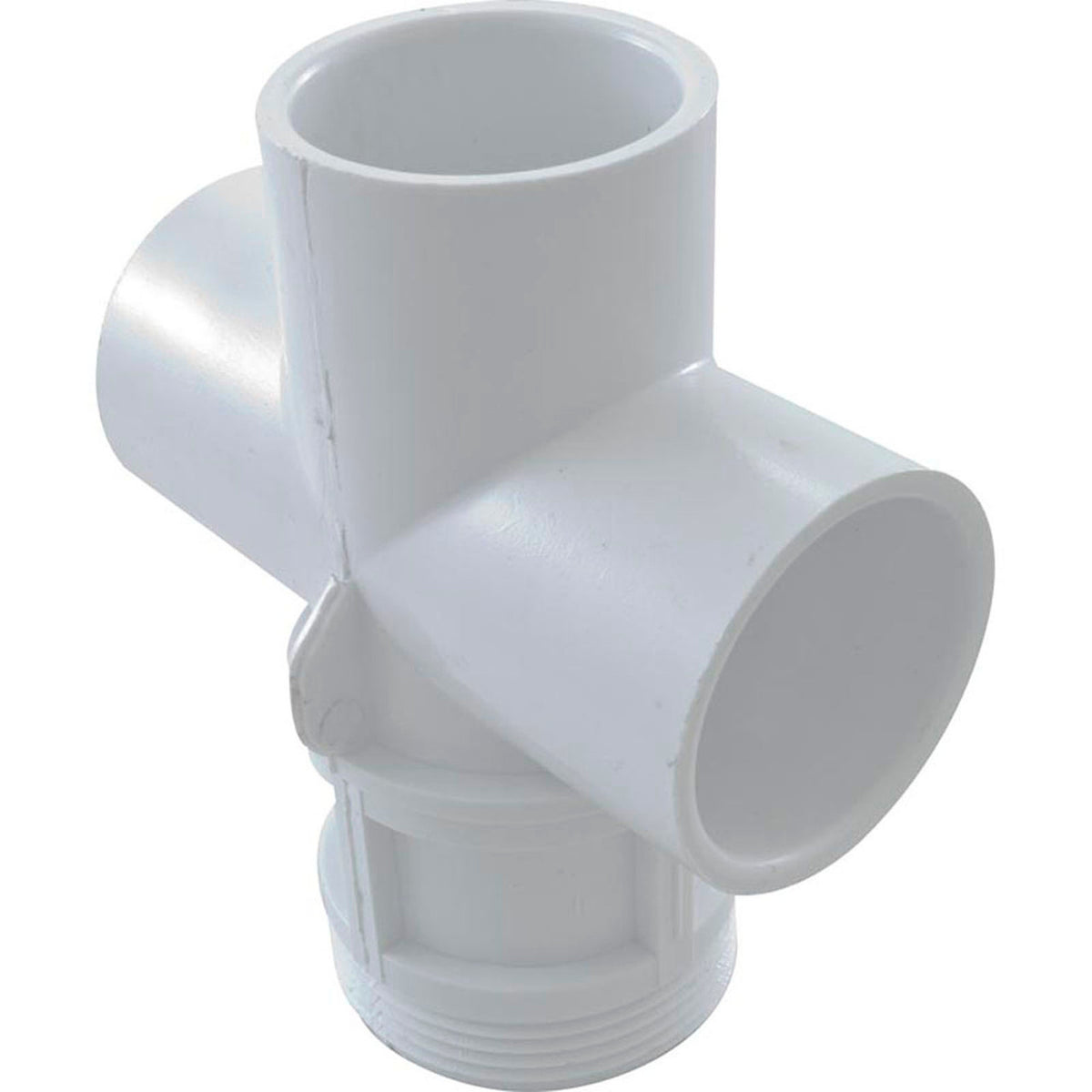 Waterway Plastics 602-4300 Body Waterway Top Access Diverter Valve 1 White