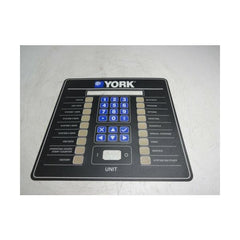 York 324-34930-001 Overlay Keypad Kit HVAC Interface