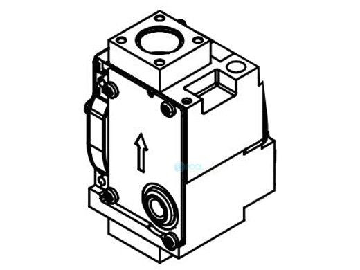 Lochinvar 100268033 Gas Valve Assembly with Flange and Screws