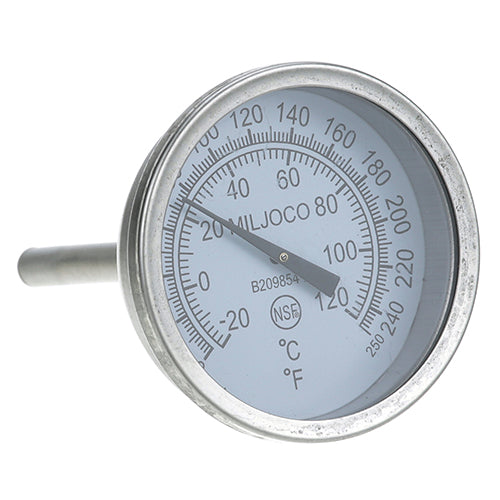 Thermometer D/W 0-250 for Mavrik  621103