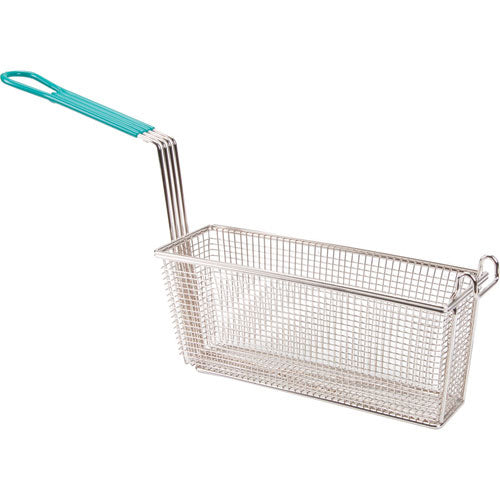 Fry Basket 13 1/4x4 1/4 inches Teal Handle for Mavrik  ALL63123