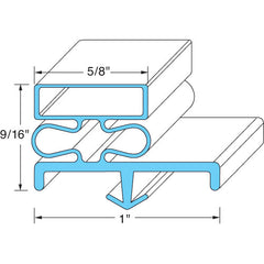 DOOR GASKET 8' SNAP-IN MAGNETIC for Mavrik 741307