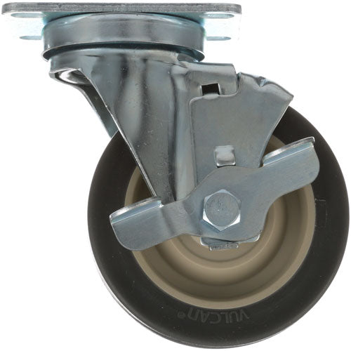 Plate Mount Caster With Brake 5.75 x 2.5 x 5.5 30-0034 for Dito Dean