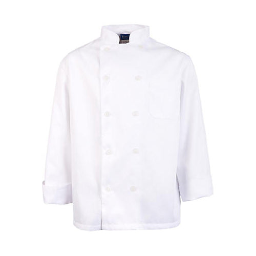 KNG XL Mens Chef Coat Long Sleeve for Mavrik 1050XL