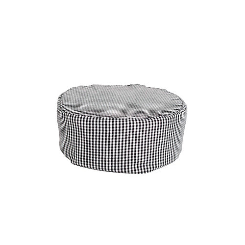 KNG Pill Box Chef Hat Checkered for Mavrik 1168BKWC