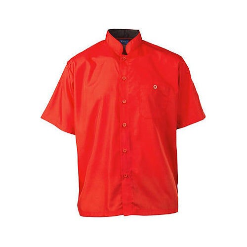 Active Chef Shirt Mens Red/Black SS 2126RDBKS for Mavrik 2126RDBKS