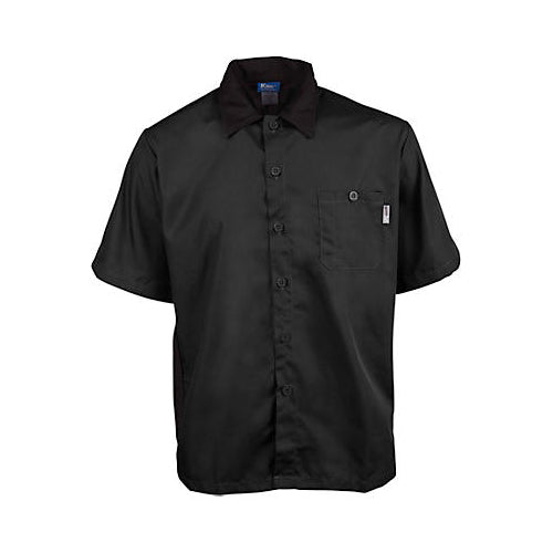 Chef Shirt Active Black SS for Mavrik 2240BKBK3XL