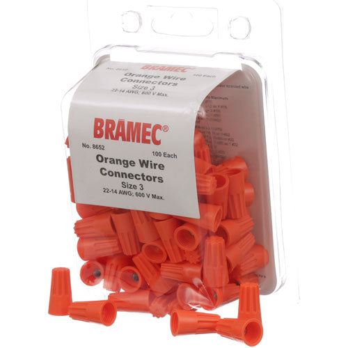 Nuts Wire Orange (100/pkg) 281663 for Mavrik