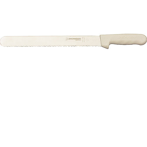 Slicer Roast 12 Scalloped D White Handle 1371519 for Mavrik  1371519