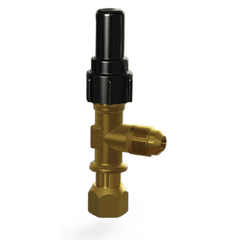 Henry Technologies 9240 Swivel Angle Shutoff Valve, 1/4 Female Flare x 1/4 Male Flare Connection