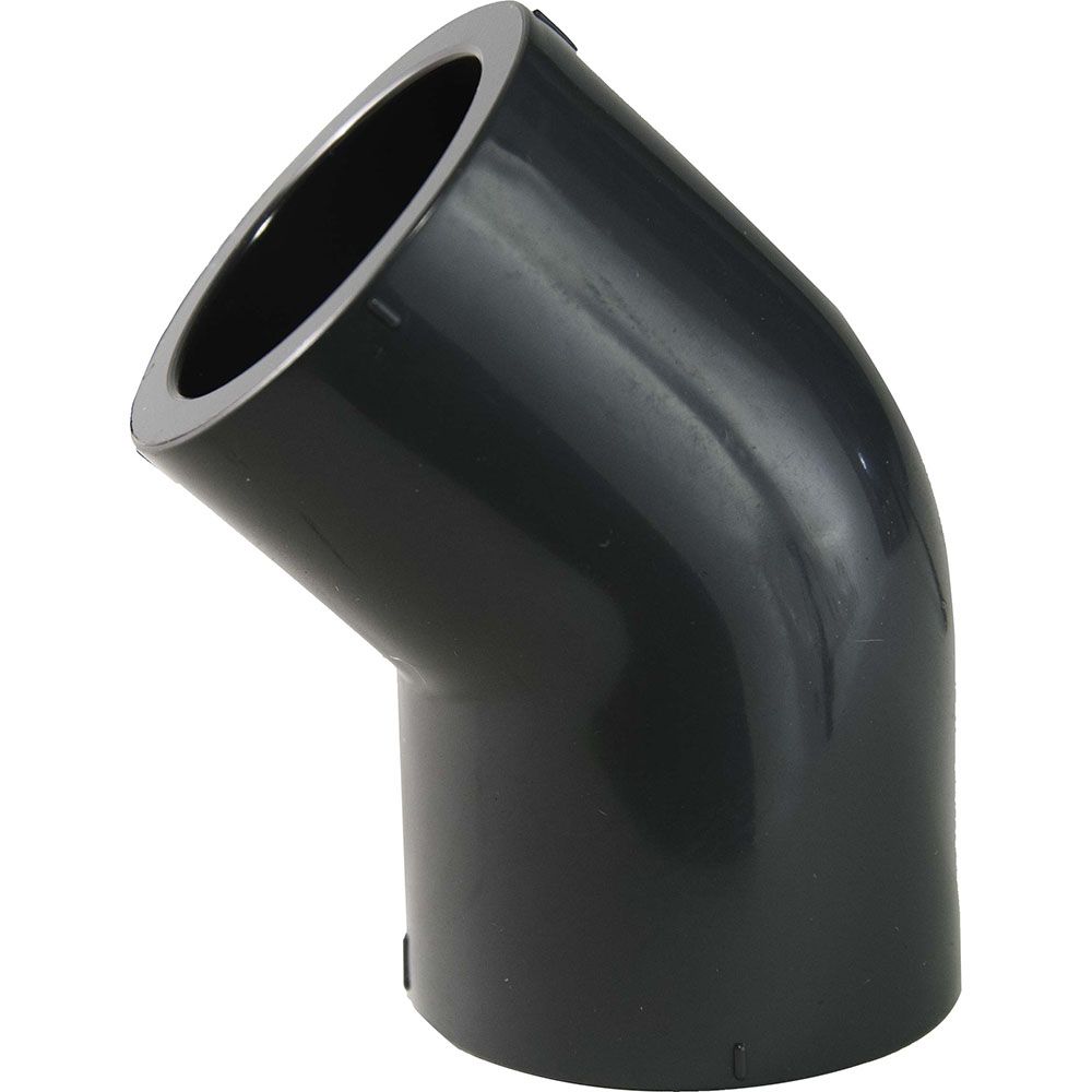 Soval 501-010 - 1" PVC 45 Degree Socket Elbow