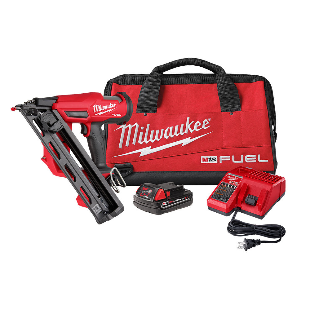 Milwaukee 283921CT M18 FUEL 15 Gauge Finish Nailer Kit