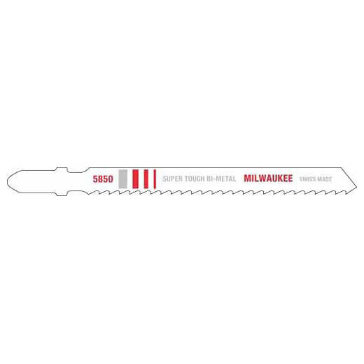 Milwaukee 48-42-5850 Bi-Metal Jig Saw Blade 4 in 8 TPI (5 Pack)