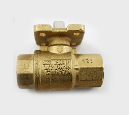 Johnson Controls VG1245AG+923GGA Two-Way Stainless Steel Trim Ball Valve with Electric Actuator