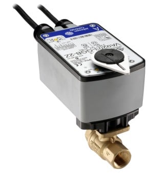 Johnson Controls VG1241CN+923AGB Two-Way Brass Ball Valve NPT Connection Electric Actuator