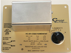 Crandall HC-201-CSS Duct Humidistat