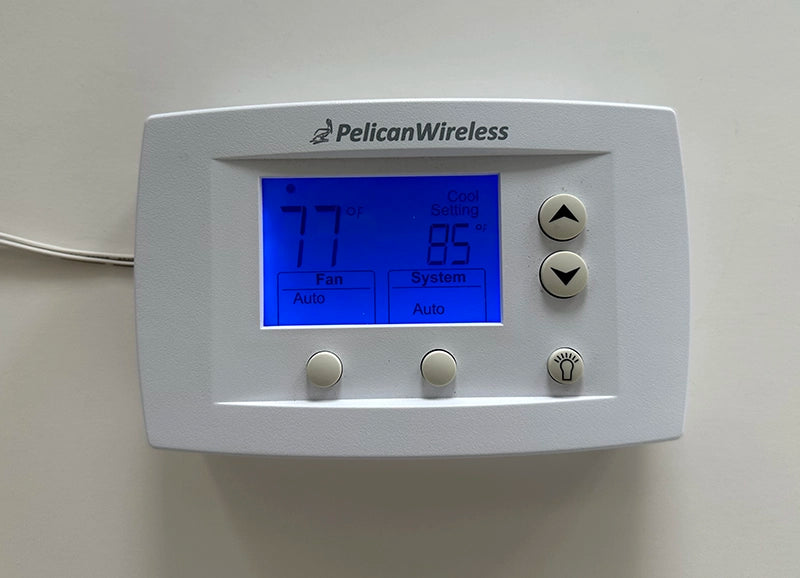 Pelican TS250H Internet Prg Thermostat Wireless CO2 Sensor